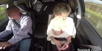 Adulterous english mature gill ellis reveals her gigantic tits