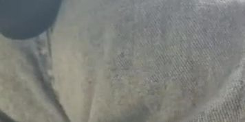 Sexy Jean ass grope/encoxada