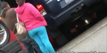 Lalin Girl Thick Preggy Mamma In Spandex