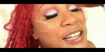 Ridiculous Black Booty Models Outside Before Taking Black Dick