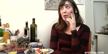 Ersties - Solo Brunette Girl Masturbates With A Toy