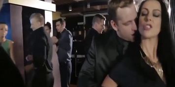 Alexis Crystal Loses Her Anal Virginity in an Orgy