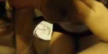 Sexy latina girlfriend with glasses deepthroats