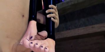 Toes of K/DA Akali By Oscarkim123