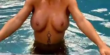 Madison Ivy Pool time