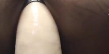 Dildo riding phat ass