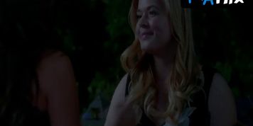 Lucy Hale Underwear, Lesbian Scene  In Hot Little Liars