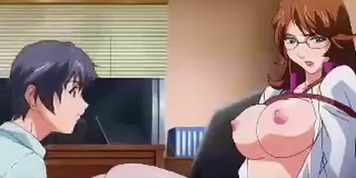Its raining cum in this super squirting anime
