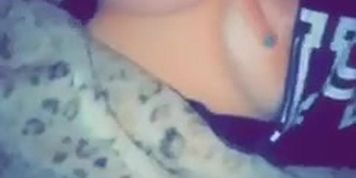 Sexy curvy milf teases, playing with big tits