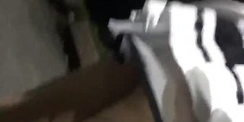 Asian public anal masturbation