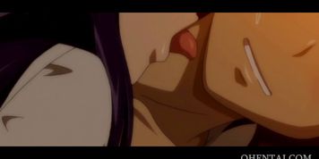 Big nipples Hentai girl fellating big cock