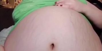 big belly woman