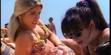 Tori Spelling Bikini Scene  in Beverly Hills, 90210