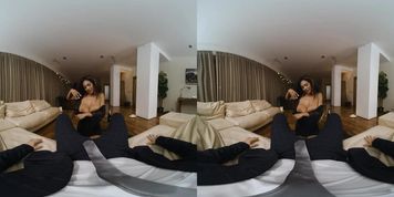 Passionate Sex With Big Boobs Brunette In Vr