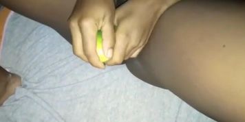 Ebony Thot Deep Fucking Big Cucumber Dick Dildo (BAD BITCH, Mastermeat1)
