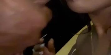 Sucked the nut out of me