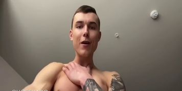 Big Cock Masturbation Bi Bubble Butt Muscle Hunk Pov Jerking Off 3 Cumshots In A Glass & Drinking It