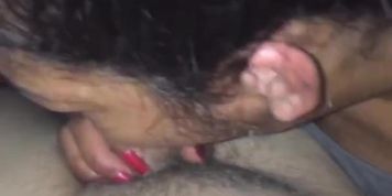 Getting my cock sucked by gf&rsquo;s best friend next to my gf sleeping 
