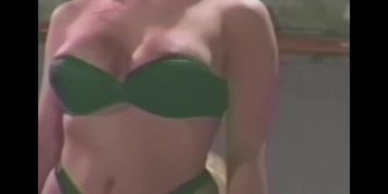 Woman frozen and stripped in elevator (Evil Woman)