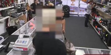 One hot busty girl fucks horny dude for huge cash