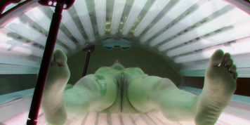 CZECHSOLARIUM - Voyeur Hidden Cam in Public Solarium