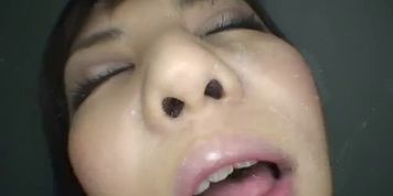 Cute Japanese Girl Kisses to the Glass (Pov Kiss)13