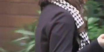 Adorable Japanese gal with no panties in a sharking video
