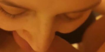 Irish mum suck it till end and get huge load on her big tits!!!HD