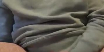 Wanking my rough cock with a face mask on shooting my big load