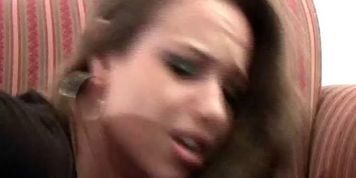Hot brunette model Brandi Timmons gets an otk blistering