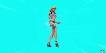 Fortnite girl dances in bikini 
