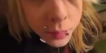 Goth blowjob
