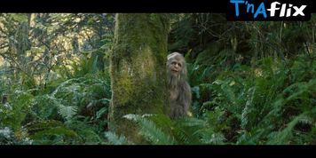 Riley Keough Breasts,  Prosthetic Scene  in Sasquatch Sunset