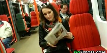 Beautiful Legs On The Train