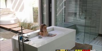 Sis Caught Wanking In Bath &Amp; Fucked