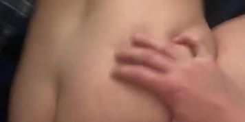 (POV) Pawg teen gets rammed with her head hanging over the bed and moans (littlebuffbabe)
