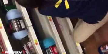cum in Girl Walmart