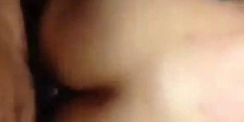 Asian girl gets bent over and fucked