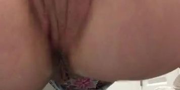 Girlfriend Fingers Her Ass 