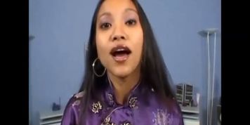 big huge white monster dick breaking open asian maid pussy
