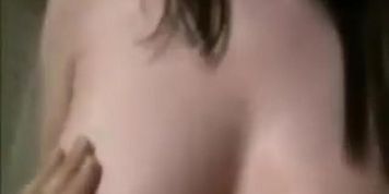 Busty girlfriend rides dick