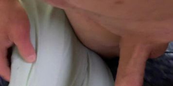 Brother has step sis use butt plug while she gags only dick