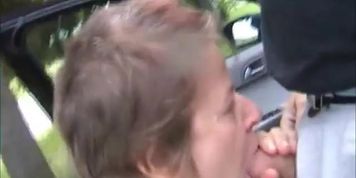 Swedish woman sucking cock outdoors in Hedemora
