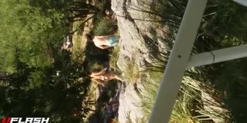 delicious butt in river spy