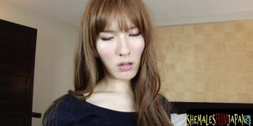 Newhalf schoolgirl enjoys oral sex with guy