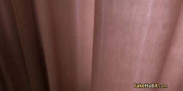 Big booty blonde fucked by cop