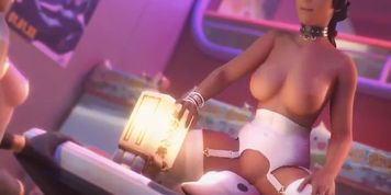 Ana and D.va playing (Xordel)