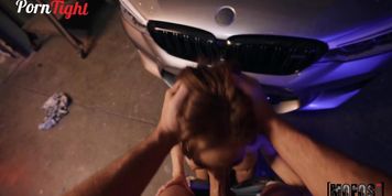 Porntight - My Neighbor Asked Me To Come To The Garage To Fix Her Car, But Unexpectedly She Asked Me To Screw Her. It Was So Goo (Megan Rain)