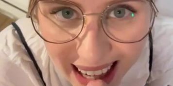 Blonde German Teen Gets Facial
