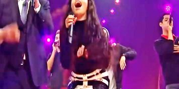 Camila Cabello - 1999 v 2019 Riff-Off w James Corden - Slow-Motion Close-Ups w/ Awesome Pussy Slip!!